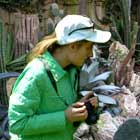 Picture of me taking pictures of plants.