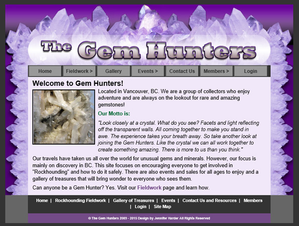 Gem Hunters Website